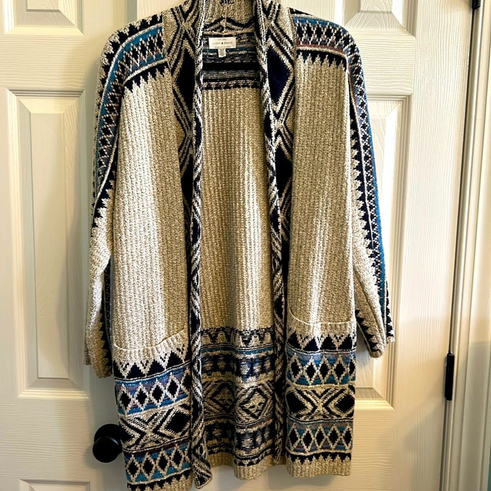 Lucky brand open cardigan